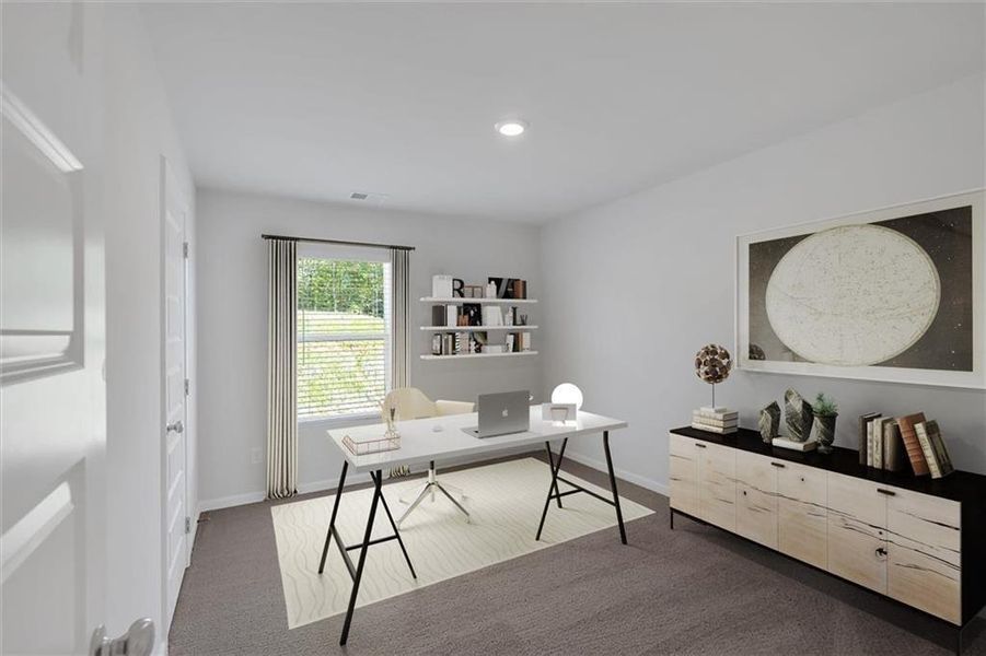 Furnished interior view inside a new home in Salacoa, Calhoun (Image 14). Furnished interior view inside a new home in Salacoa, Calhoun (Image 14).