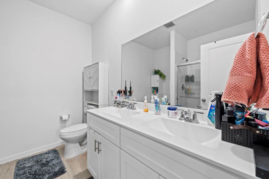 Primary bathroom. Primary bathroom.