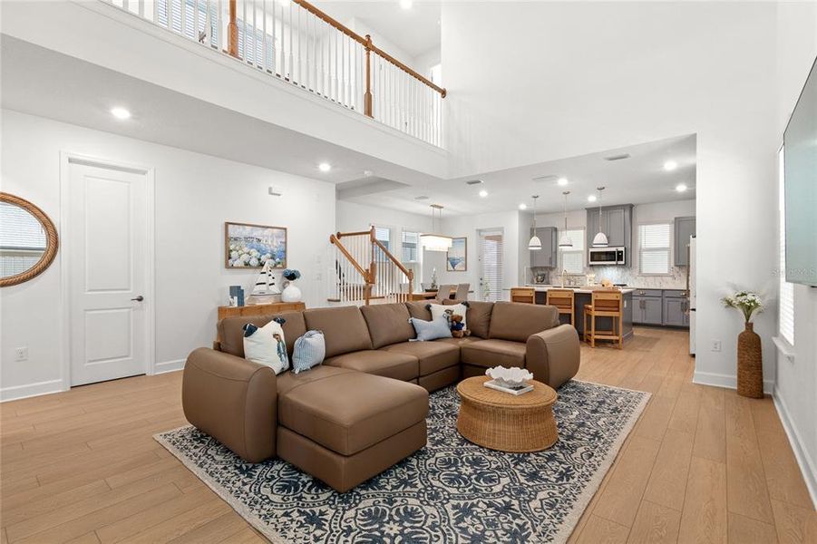 Furnished interior view inside a new home in Harvest at Ovation, Winter Garden (Image 5).