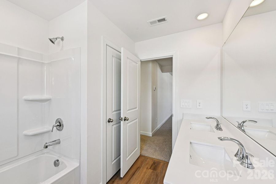 Furnished interior view inside a new home in Walnut Reserve, Conover (Image 4). Furnished interior view inside a new home in Walnut Reserve, Conover (Image 4).