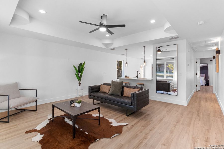 Furnished interior view inside a new home in , San Antonio (Image 28). Furnished interior view inside a new home in , San Antonio (Image 28).