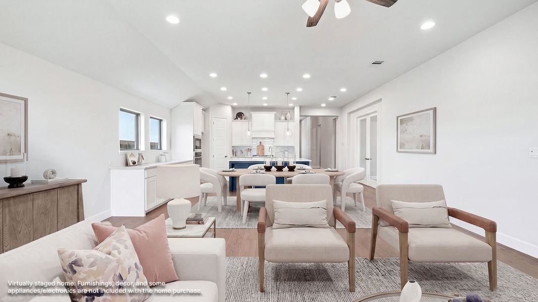 Furnished interior view inside a new home in Meraki, Forney (Image 7).
