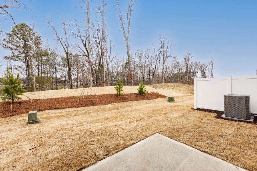 Exterior details and patio area of a home in Southbridge, Fort Mill (Image 27).