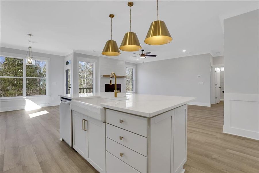 Furnished interior view inside a new home in Cambridge, Flowery Branch (Image 8).