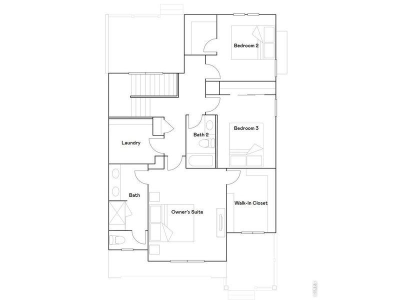 2D floor plan layout of this home in Timber Lark, Fort Collins, CO (Image 3). 2D floor plan layout of this home in Timber Lark, Fort Collins, CO (Image 3).