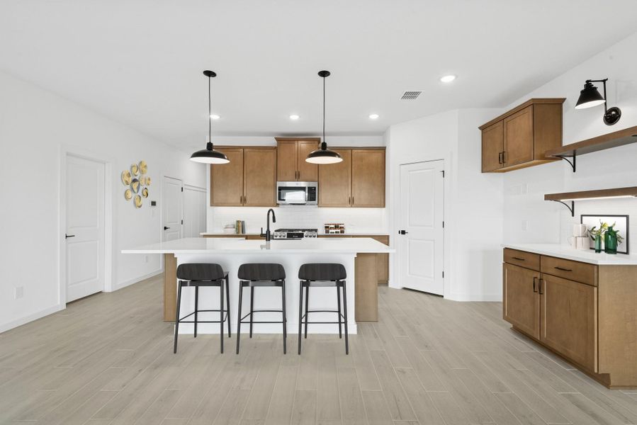 Gourmet island kitchen (*Photo not of actual home and used for illustration purposes only.)