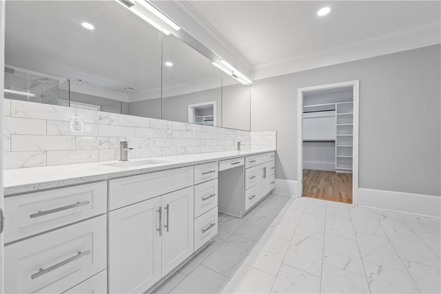 Furnished interior view inside a new home in , Fairburn (Image 32).