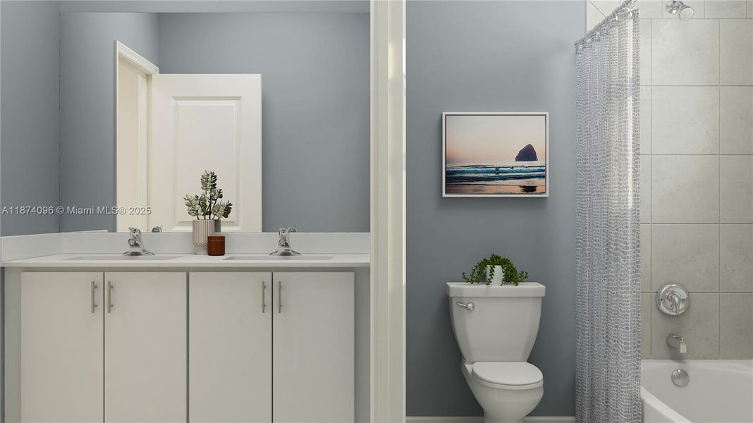 Furnished interior view inside a new home in , Homestead (Image 20).