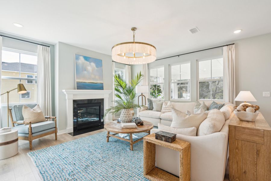 Furnished interior view inside a new home in Liberty Hill Farm, Mount Pleasant (Image 17).