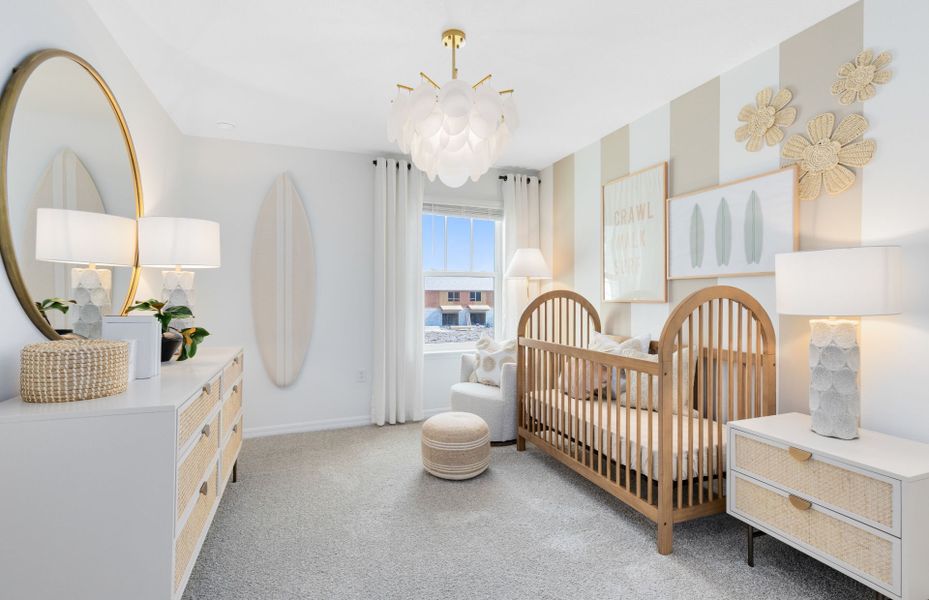 Furnished interior view inside a new home in Harbor Square, Palm Bay (Image 7).