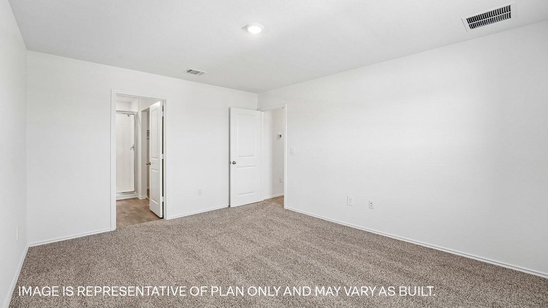 Spacious, unfurnished interior of a new home in Prairie Lakes, Buda (Image 24).