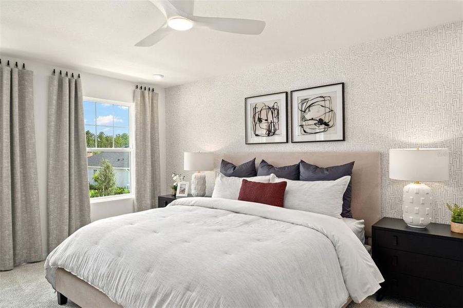 Furnished interior view inside a new home in , Orlando (Image 12).