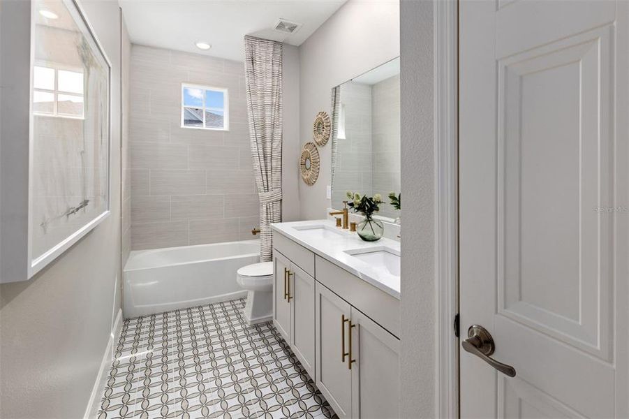 Furnished interior view inside a new home in Celebration - Island Village, Celebration (Image 7). Furnished interior view inside a new home in Celebration - Island Village, Celebration (Image 7).