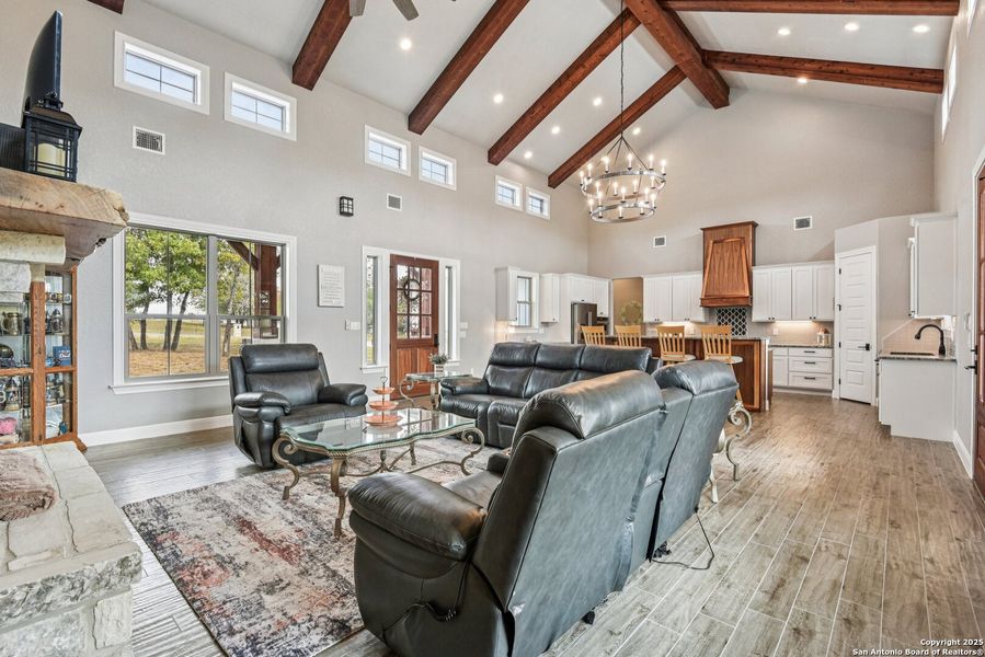 Furnished interior view inside a new home in , Adkins (Image 15).