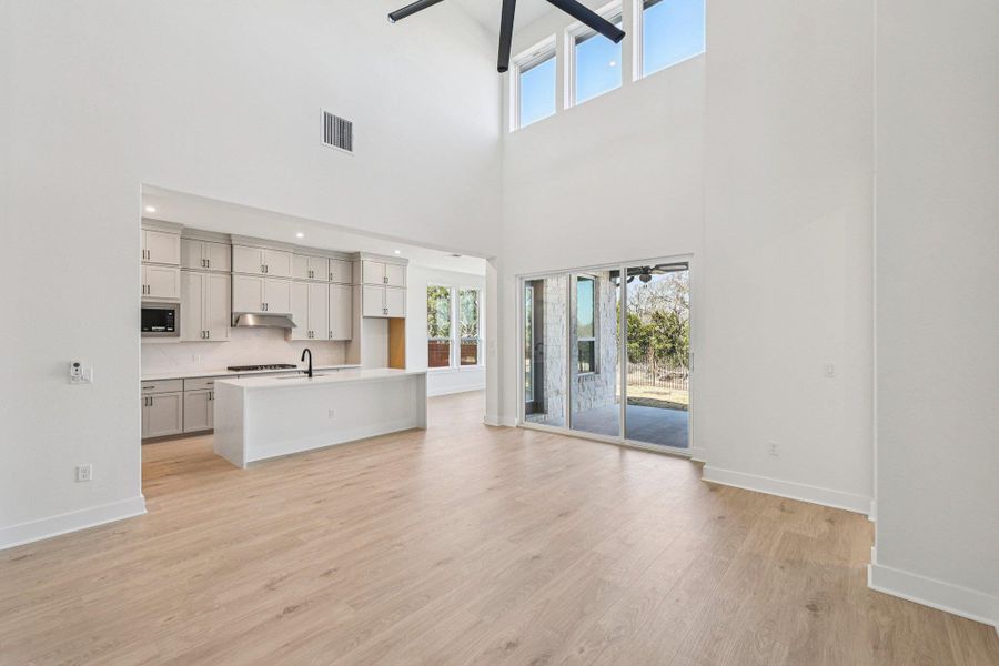 Not the actual home. Representative photo of a completed home of the same plan. Features will vary.  Please confirm details with the New Home Consultant