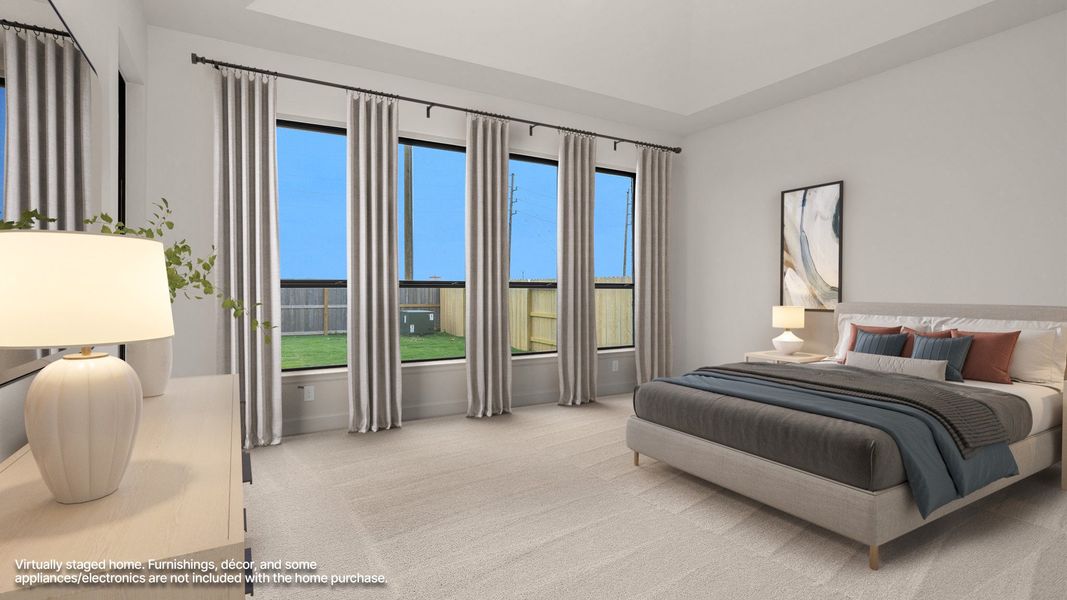 Furnished interior view inside a new home in Valencia, Manvel (Image 6).
