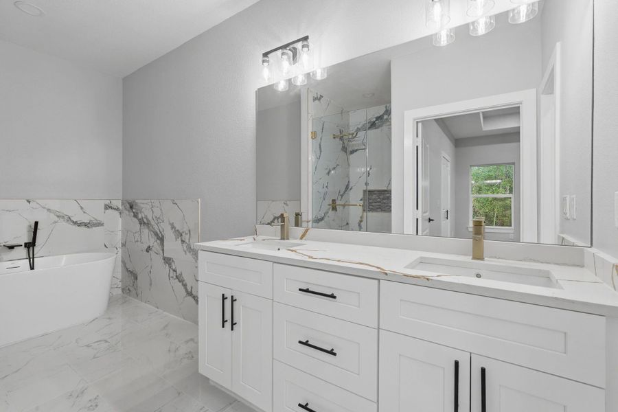 Furnished interior view inside a new home in , Willis (Image 8).