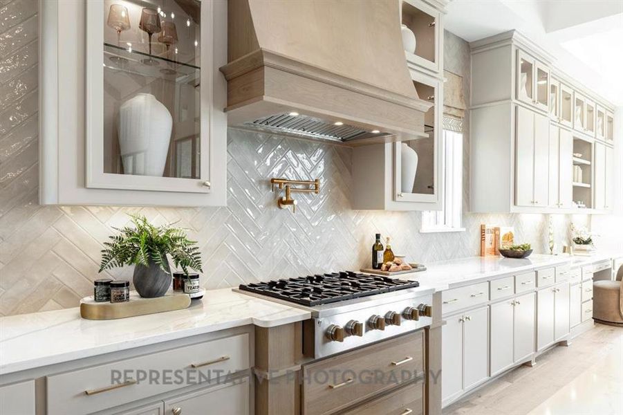 Furnished interior view inside a new home in Star Trail, Prosper (Image 24).