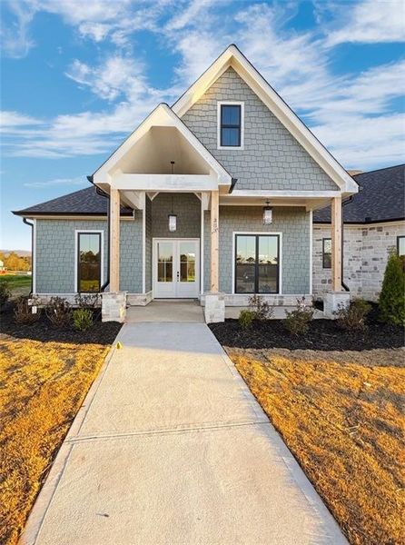 Front exterior of a new home in , Rydal, GA, highlighting curb appeal (Image 28).