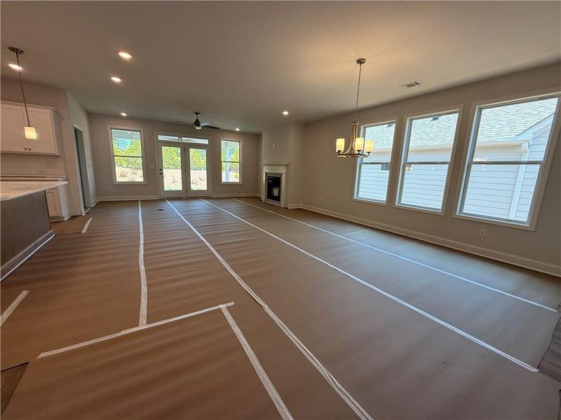 In-progress construction of a new home in Echols Farm, Hiram, GA (Image 34).