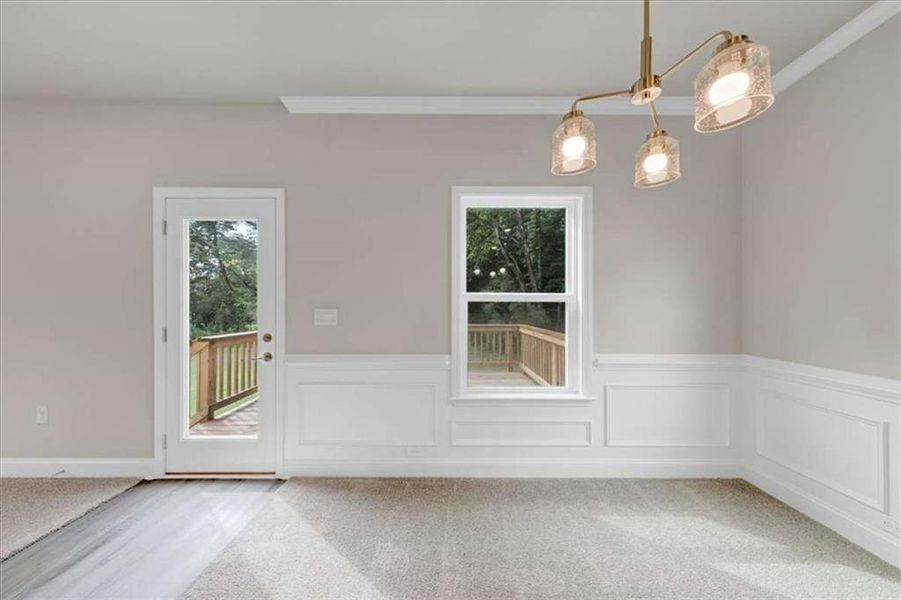 Spacious, unfurnished interior of a new home in Scarlett Place, Bowdon (Image 20).