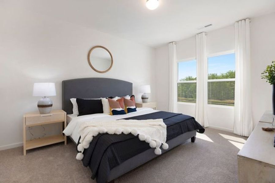 Representative furnished interior of a home built from the Ryker by True Homes in Autumn Ridge, High Shoals (Image 21).