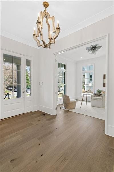 Furnished interior view inside a new home in , Atlanta (Image 63).