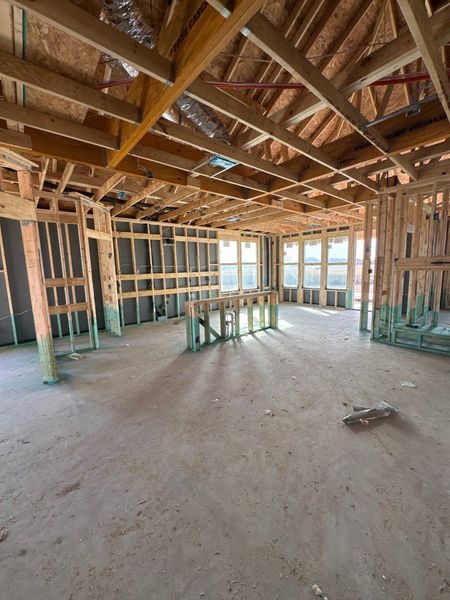 In-progress construction of a new home in Cedar Ridge Estates, Anna, TX (Image 5).