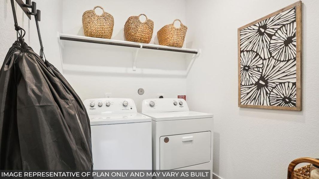 Furnished interior view inside a new home in River Ranch Trails, Dayton (Image 13).