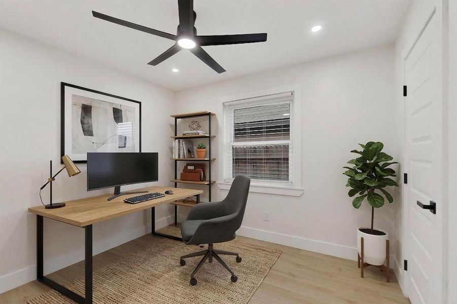 Furnished interior view inside a new home in , White Settlement (Image 10).