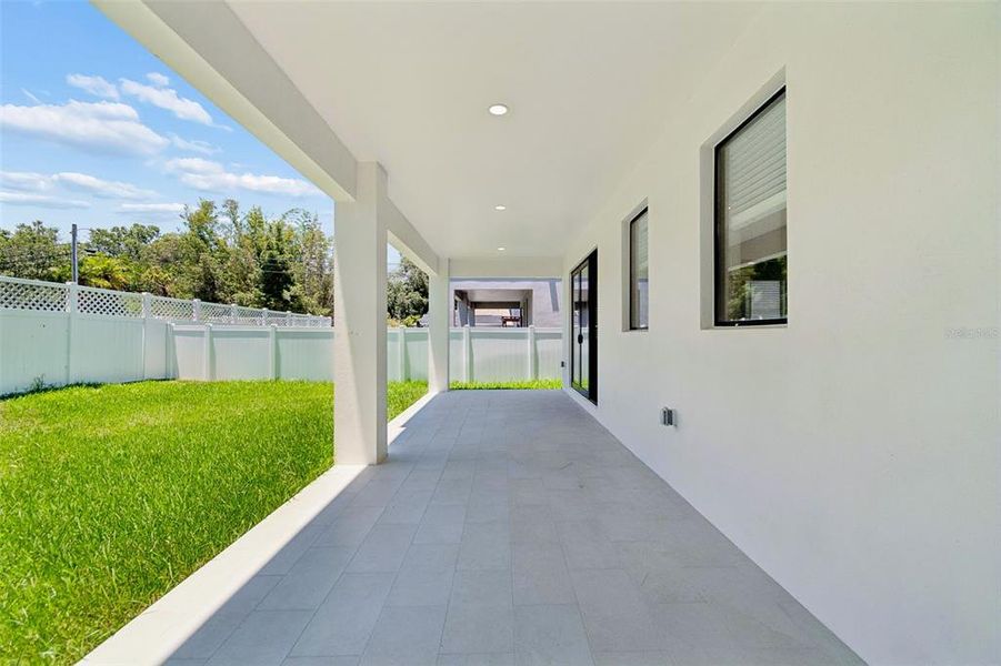 Exterior details and patio area of a home in , Tampa (Image 4). Exterior details and patio area of a home in , Tampa (Image 4).