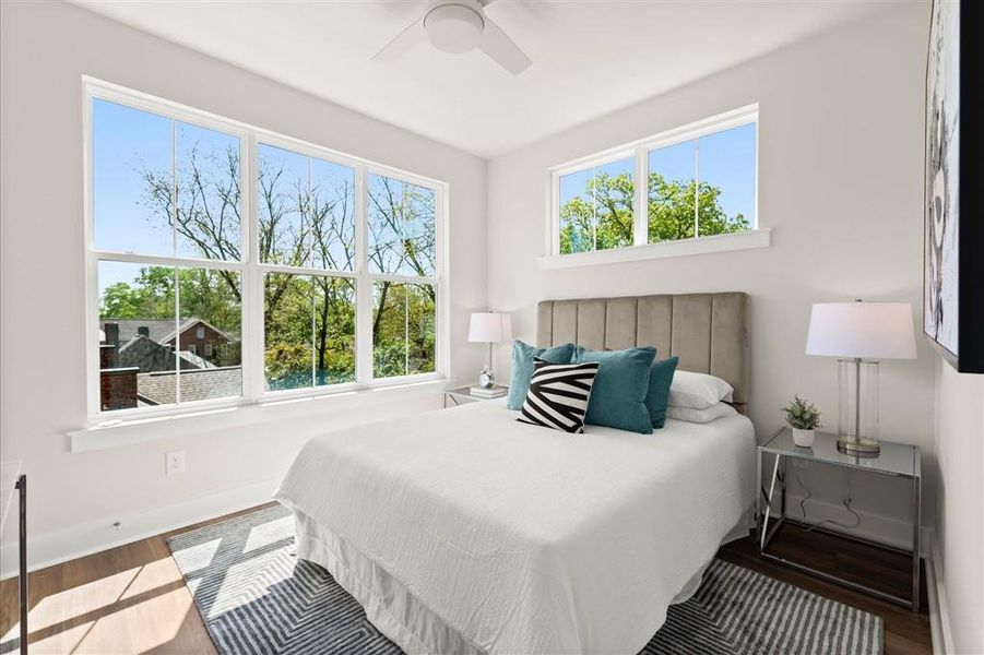 Furnished interior view inside a new home in , Atlanta (Image 21). Furnished interior view inside a new home in , Atlanta (Image 21).