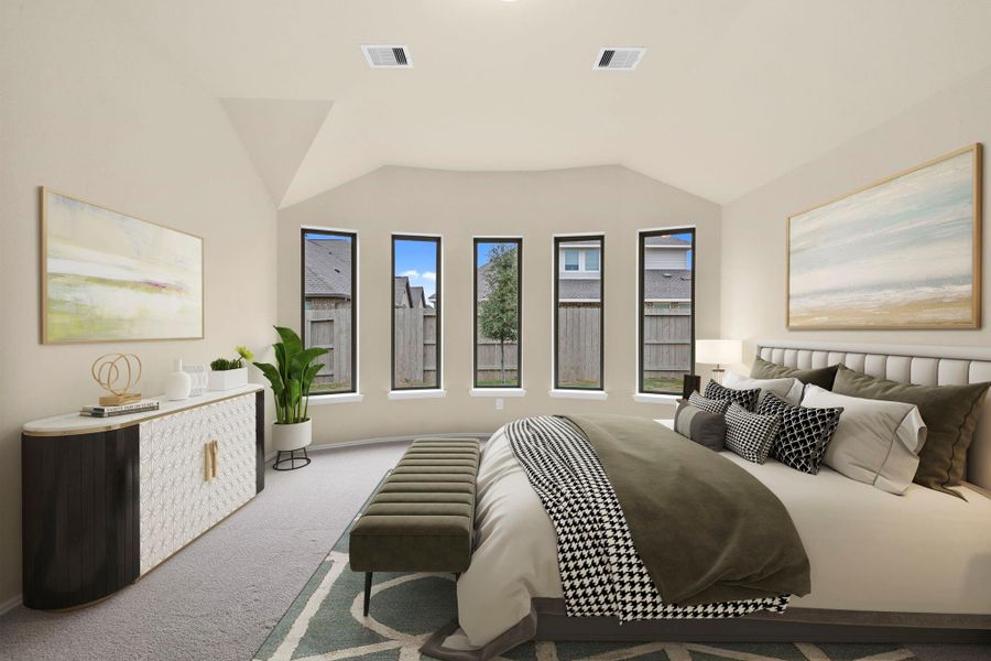 Furnished interior view inside a new home in Pomona 50' & 55', Manvel (Image 9).