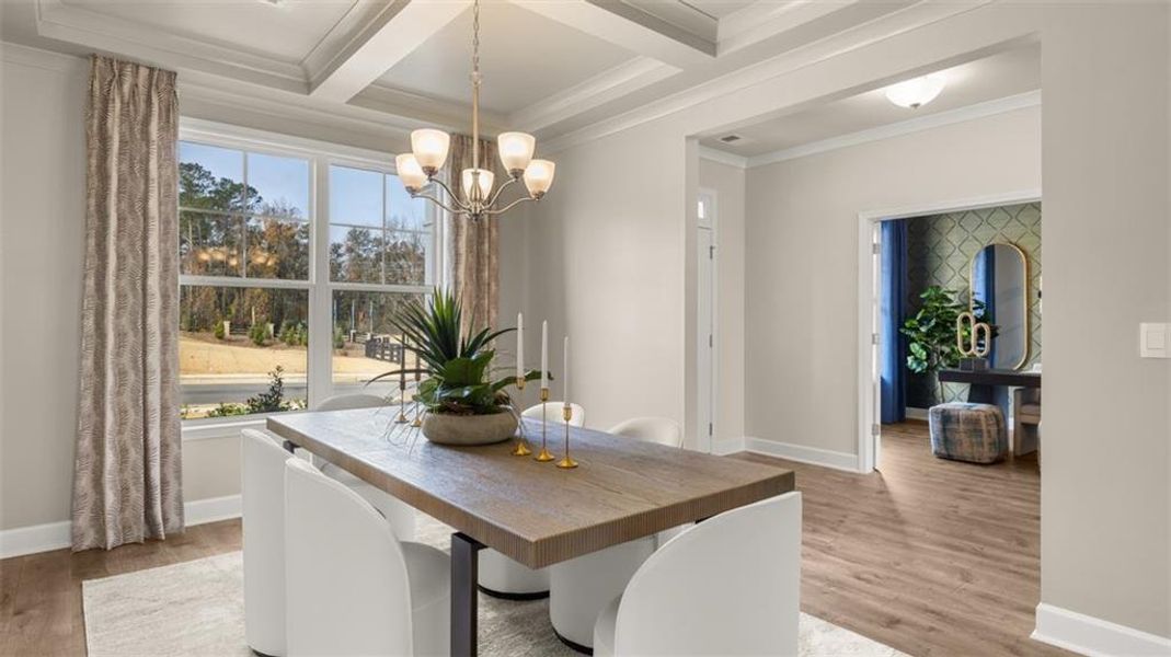 Furnished interior view inside a new home in The Gates at Pates Creek, Hampton (Image 29).