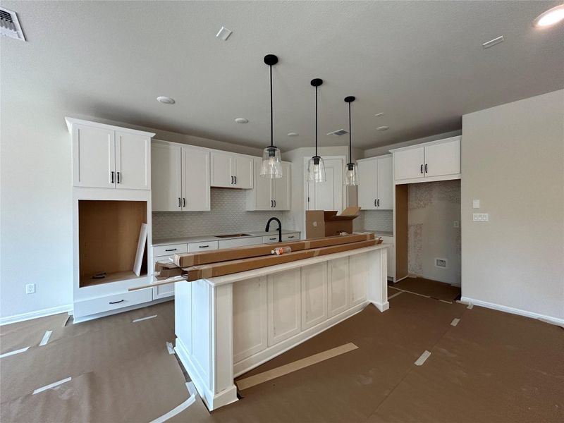 Furnished interior view inside a new home in Provence 50s, Austin (Image 6). Furnished interior view inside a new home in Provence 50s, Austin (Image 6).