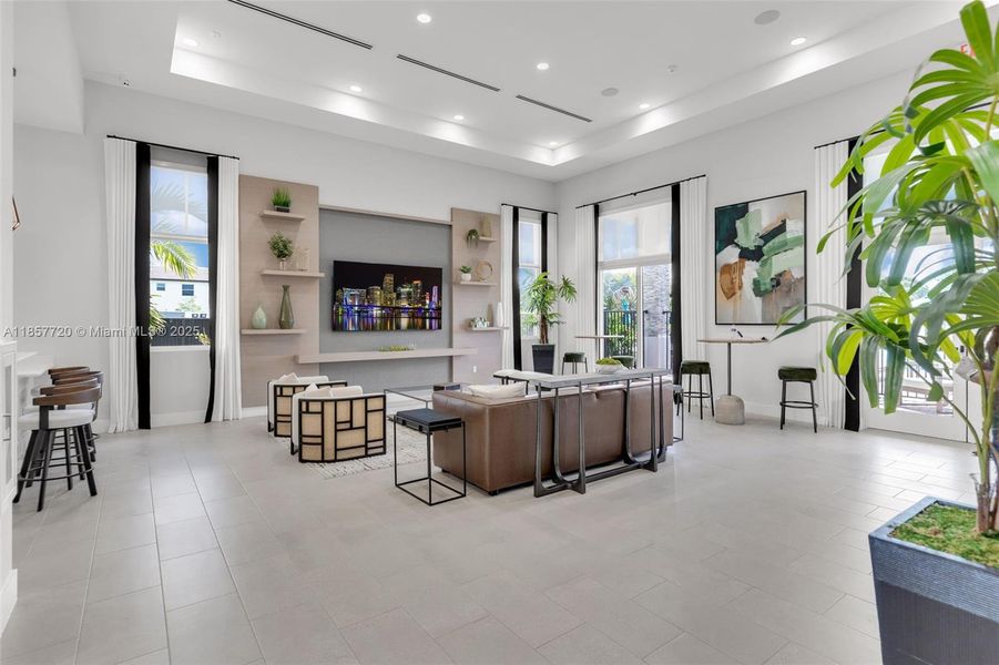 Furnished interior view inside a new home in , Miami (Image 6).