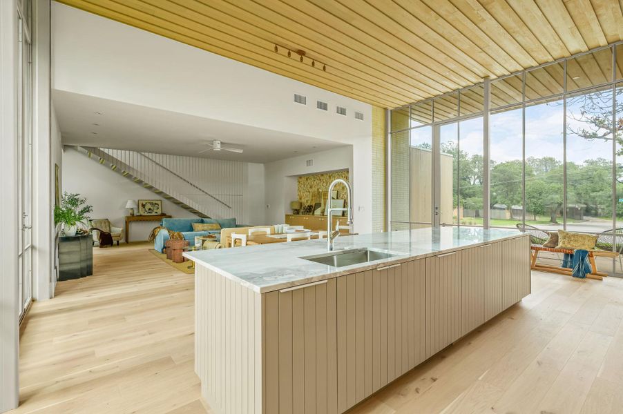 Exterior details and patio area of a home in , Austin (Image 24).