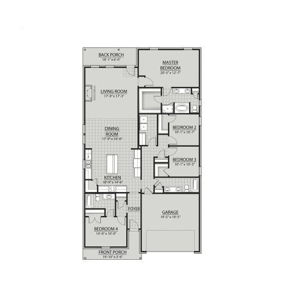 Flowers G II | DSLD Homes | Floorplan Flowers G II | DSLD Homes | Floorplan