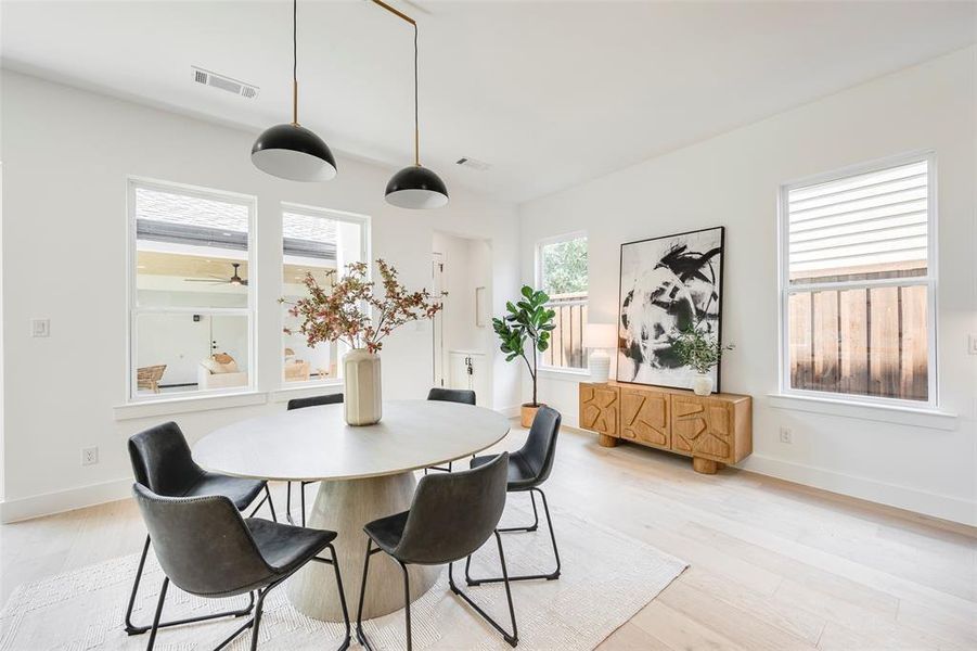 Furnished interior view inside a new home in , Dallas (Image 5).