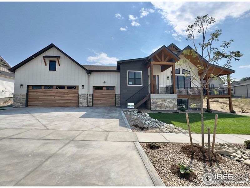 Exterior details and patio area of a home in , Berthoud (Image 26).