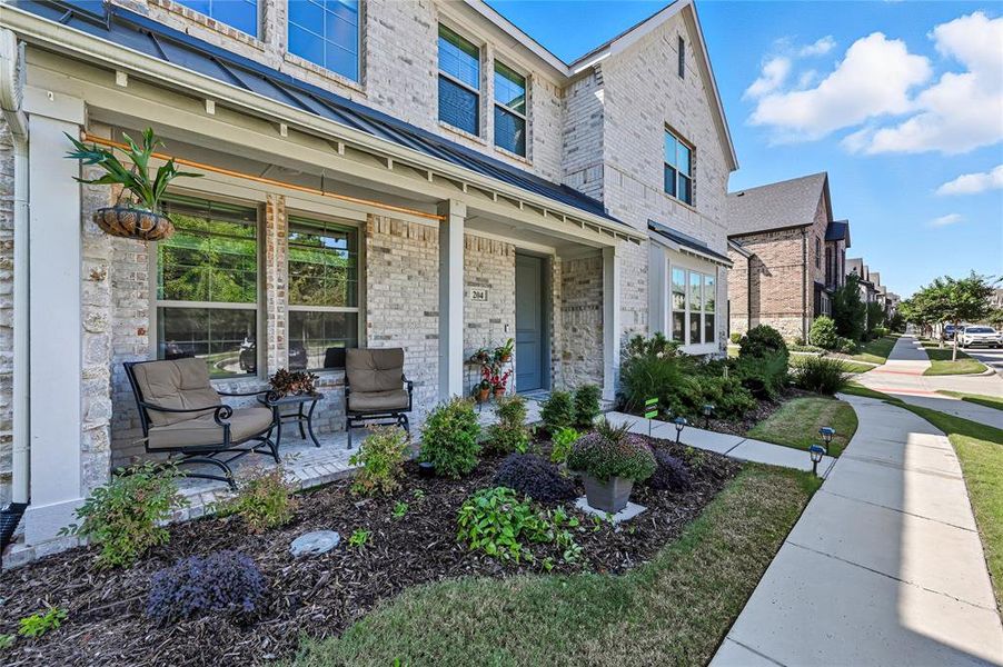Exterior details and patio area of a home in , Flower Mound (Image 21).