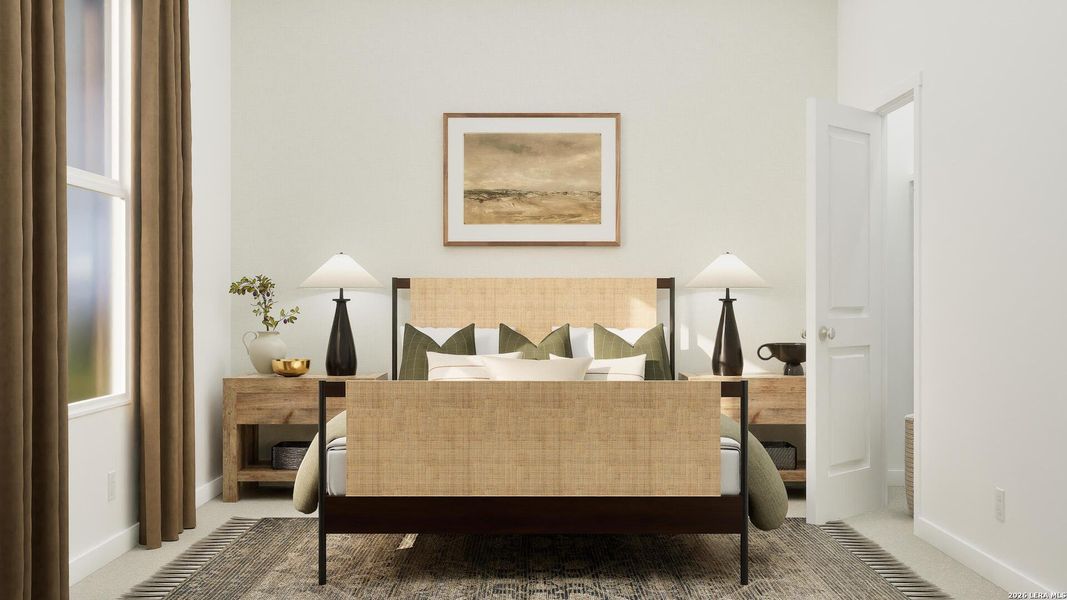 Furnished interior view inside a new home in Brookmill, San Antonio (Image 9).