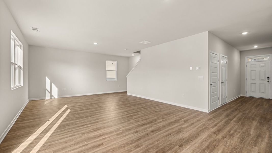 Representative unfurnished interior of a home built from the Galen by D.R. Horton in Poplar Preserve, Newnan (Image 16).