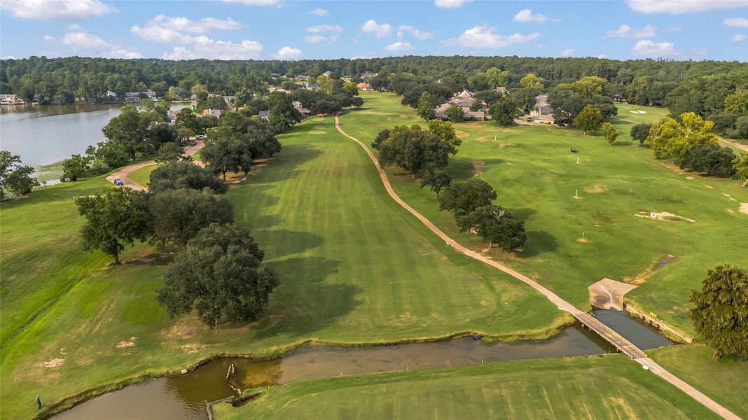 One view of the golf course
