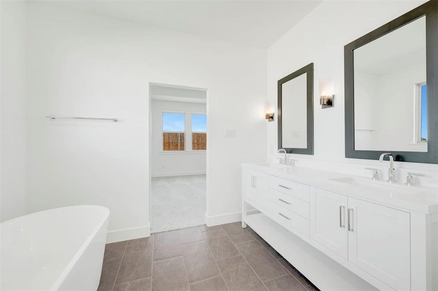 Furnished interior view inside a new home in Timberbrook, Justin (Image 6).