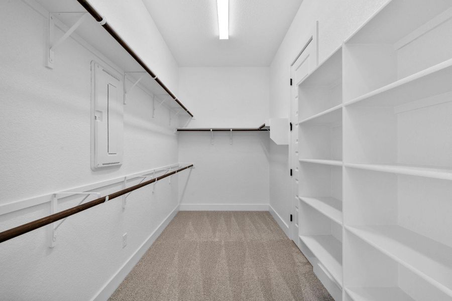 Walk-in closet in Primary Bedroom