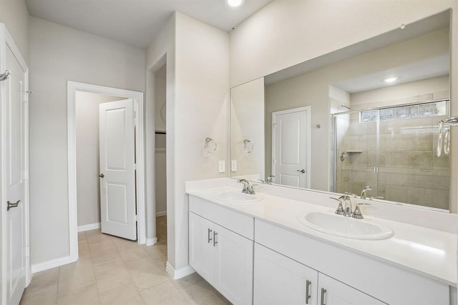 Furnished interior view inside a new home in Stella Hills, Denton (Image 12).