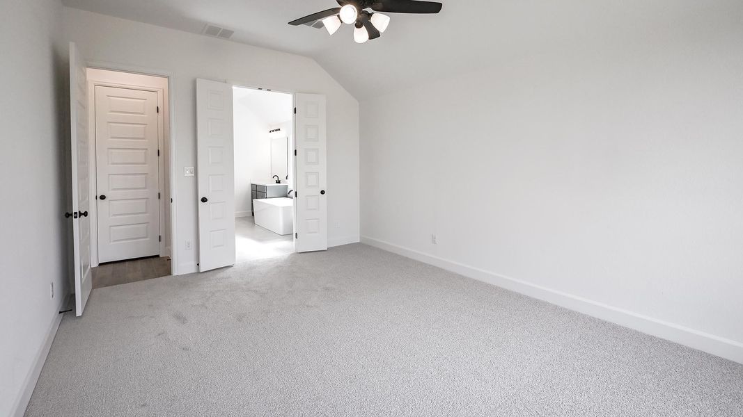 Spacious, unfurnished interior of a new home in Crosswinds, Kyle (Image 11). Spacious, unfurnished interior of a new home in Crosswinds, Kyle (Image 11).