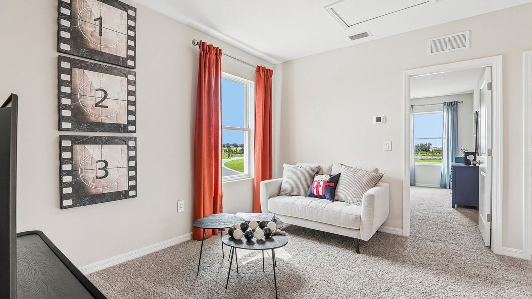 Furnished interior view inside a new home in Farm at Varrea, Plant City (Image 25).