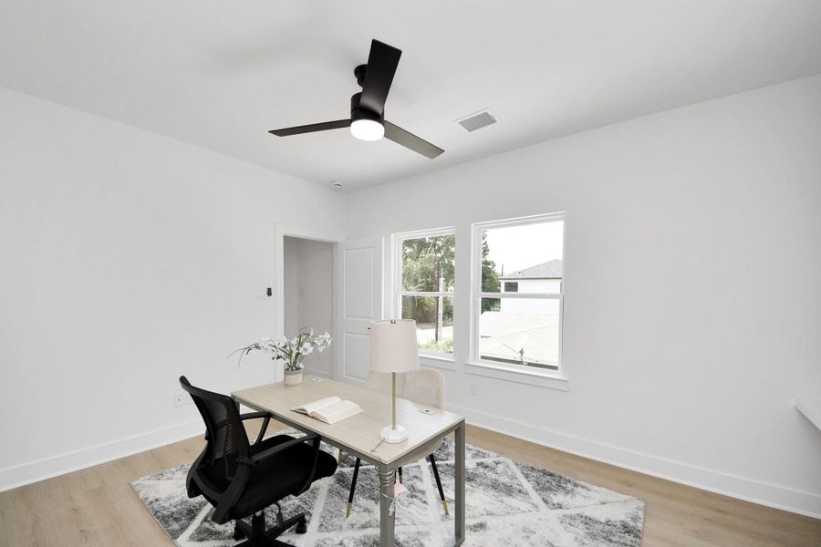 Furnished interior view inside a new home in , Houston (Image 12).